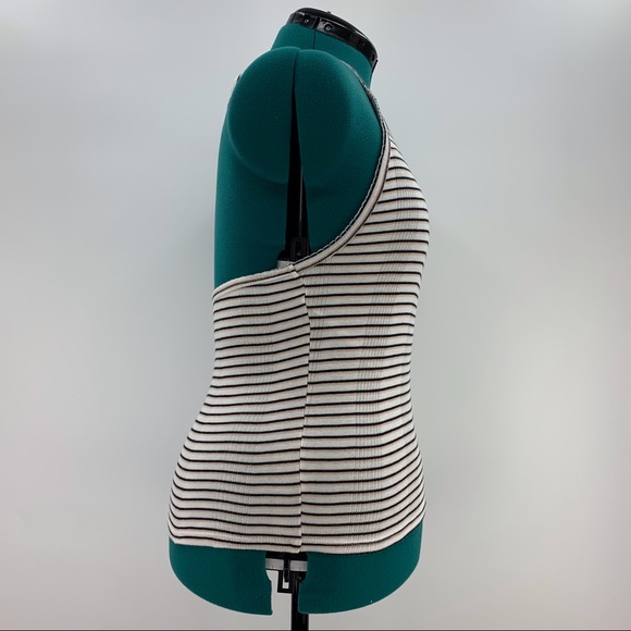 American Eagle Outfitters NWOT Striped Ribbed Knit Halter Top, Large - Picture 8 of 16